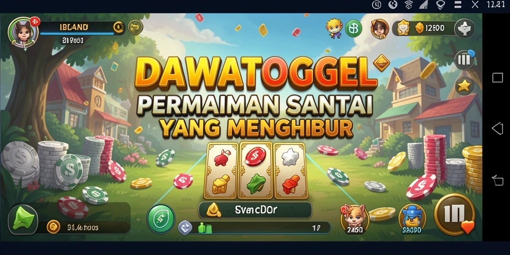 Tampilan gameplay DAWATOGEL yang menarik dan menghibur.