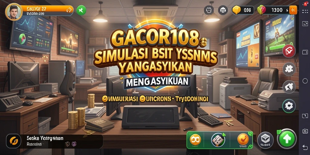 Tampilan gameplay GACOR108 yang menampilkan dinamika bisnis Tycoon.